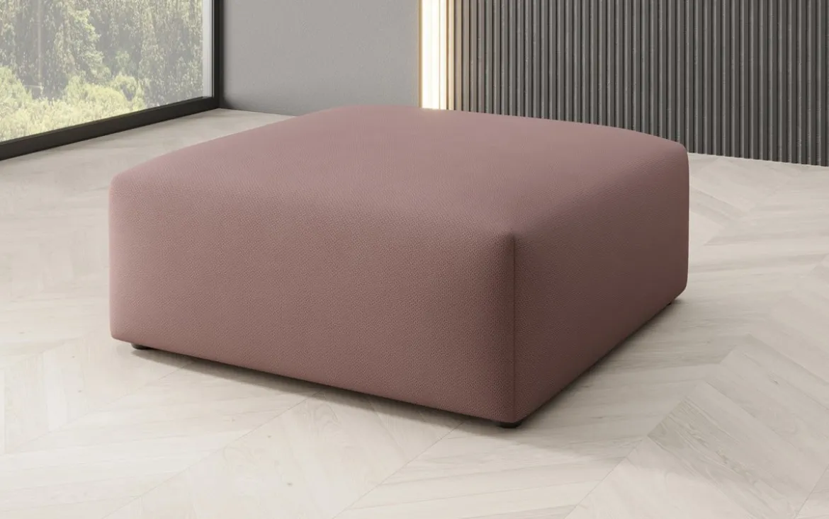 Beistellhocker 80 cm Snug aus Stoff