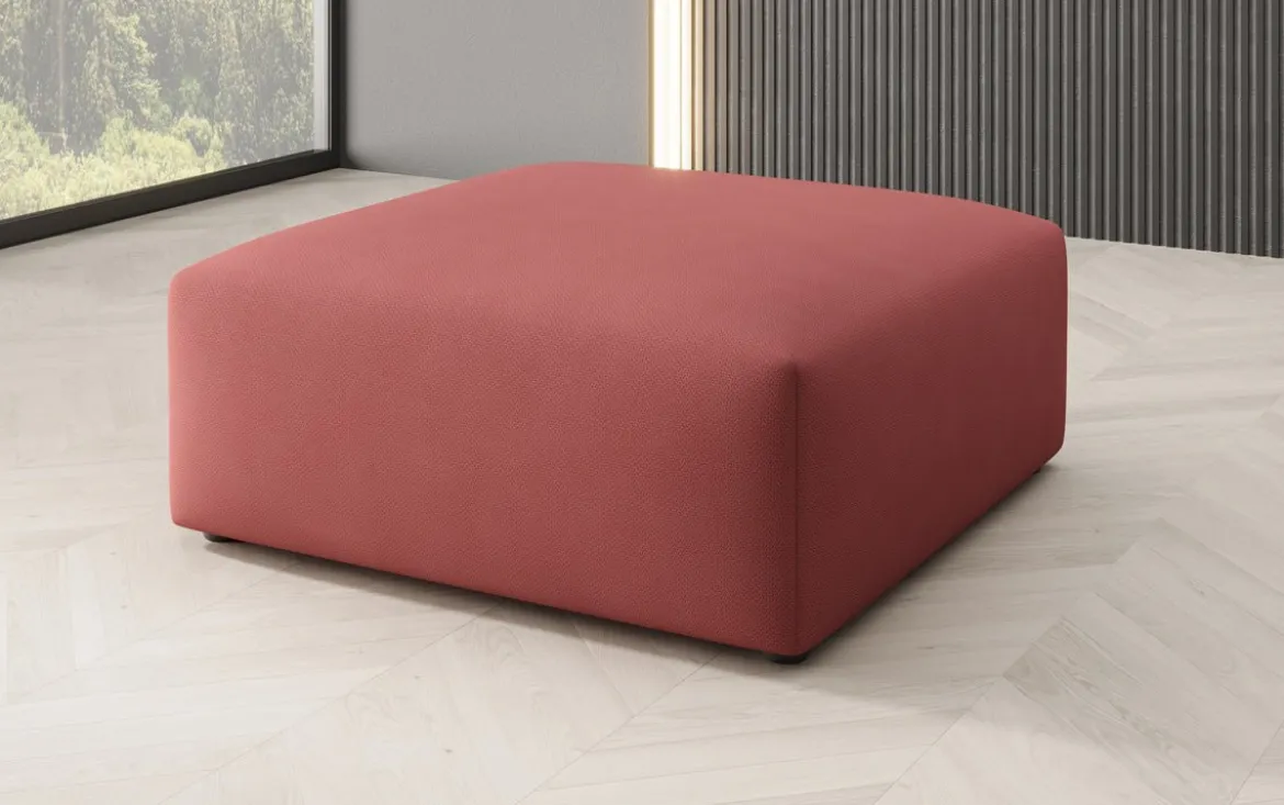 Beistellhocker 80 cm Snug aus Stoff