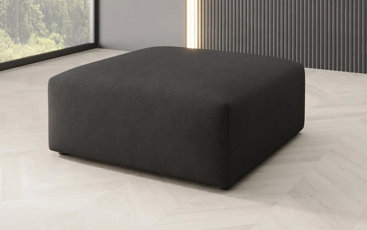 Beistellhocker 80 cm Snug aus Stoff
