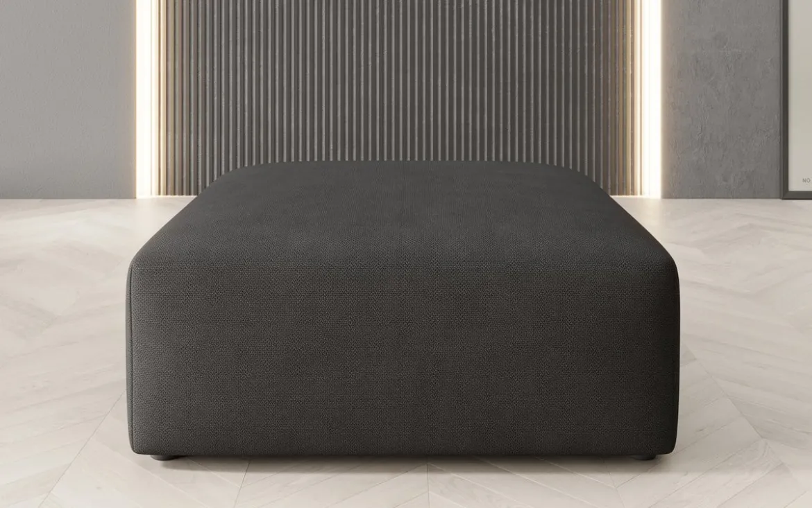 Beistellhocker 80 cm Snug aus Stoff