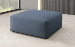 Beistellhocker 80 cm Snug aus Stoff