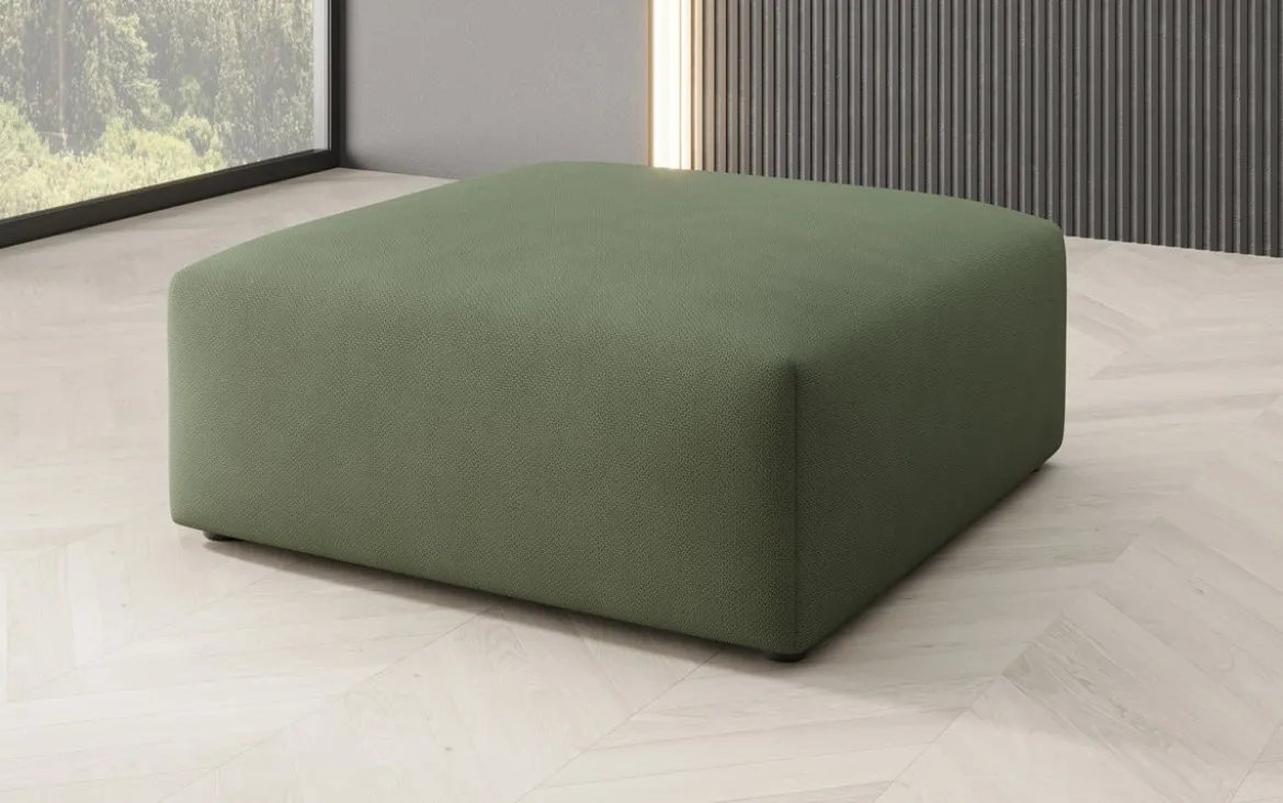 Beistellhocker 80 cm Snug aus Stoff