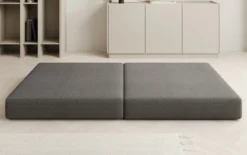 Beistellhocker Lazy in Bouclé