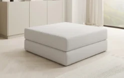 Beistellhocker Lazy in Bouclé