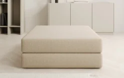Beistellhocker Lazy in Bouclé
