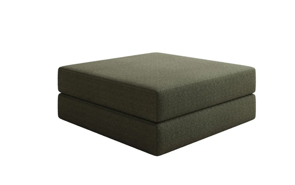 Beistellhocker Lazy in Bouclé