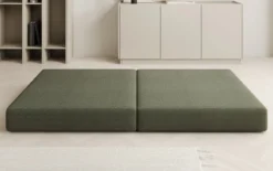 Beistellhocker Lazy in Bouclé