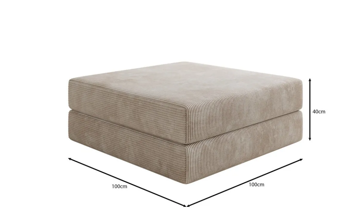 Beistellhocker Lazy in Cord