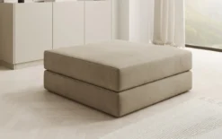 Beistellhocker Lazy in Samt