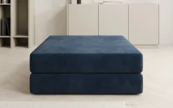 Beistellhocker Lazy in Samt