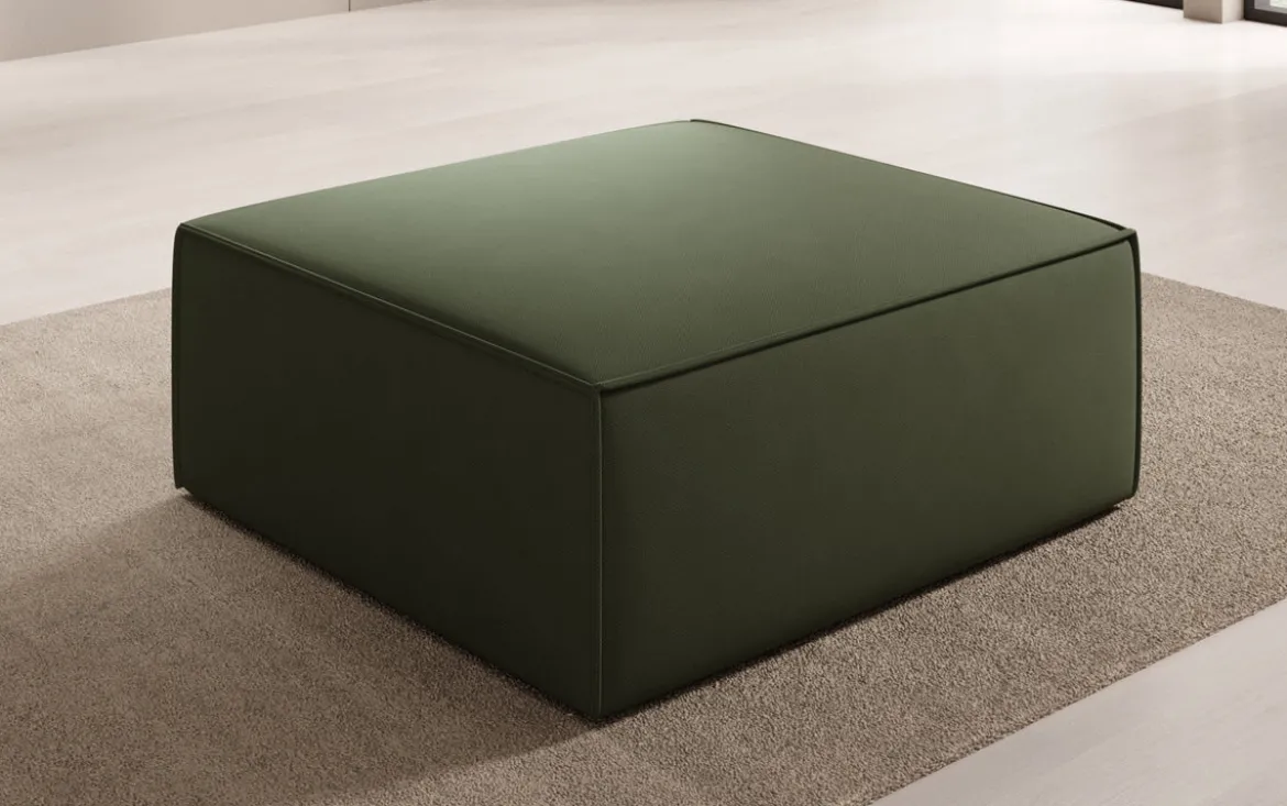 Beistellhocker Lesley in Stoff