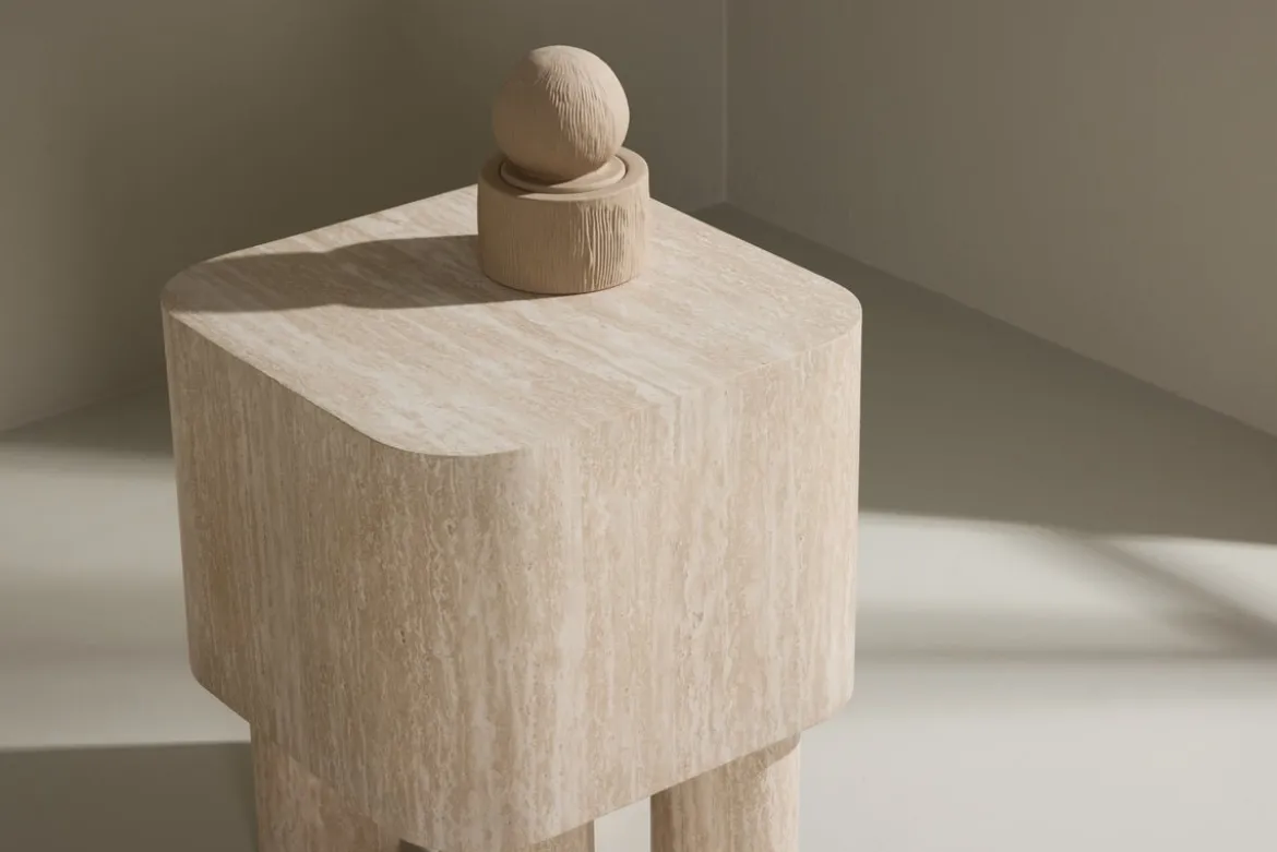 Beistelltisch Alira – in sanftem Beige