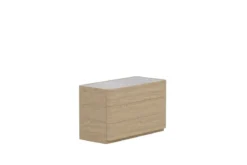 Beistelltisch Cirella - in natürlicher Holzoptik