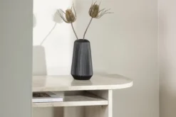 Beistelltisch Linda – in Beige mit Marmoroptik