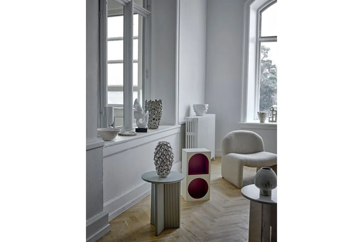 Beistelltisch Luana – in der Farbe Weiß