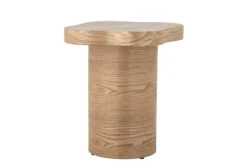 Beistelltisch Margo – Zylindrisches Design in warmem Naturton