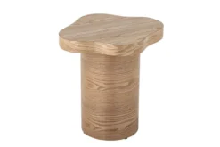 Beistelltisch Margo – Zylindrisches Design in warmem Naturton