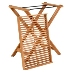 Beistelltisch Riviera aus Teakholz mit abnehmbarem Tablett