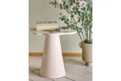Beistelltisch Ruby – Aluminium in Naturton