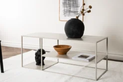 Beistelltisch Skapa - Schlichtes Design in Beige