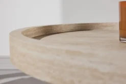 Beistelltisch Tavira – Ø60 cm in Beige