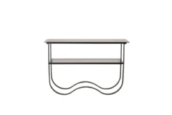 Beistelltisch Velo – modernes Design mit Glasplatte