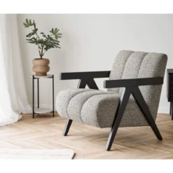 Blumentopf „Arvello“ – Braunes Keramik-Design mit organischer Form