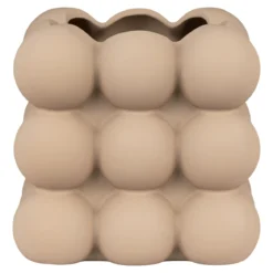 Blumentopf „Caviano“ – Verspieltes Kugeldesign aus Steingut