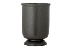 Blumentopf Dorson – schwarzes Steingut