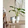Blumentopf Doublepott – glasiertes Steingut
