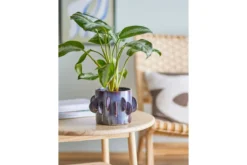 Blumentopf Fairyl – glitzerndes Steingut