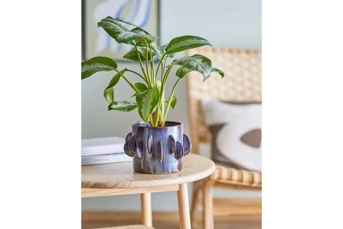 Blumentopf Fairyl – glitzerndes Steingut
