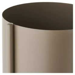 Blumentopf „Marven“ – Braun lackierter Stahl mit modernem 3er-Design