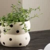 Blumentopf Orin - im dezenten Design aus Keramik