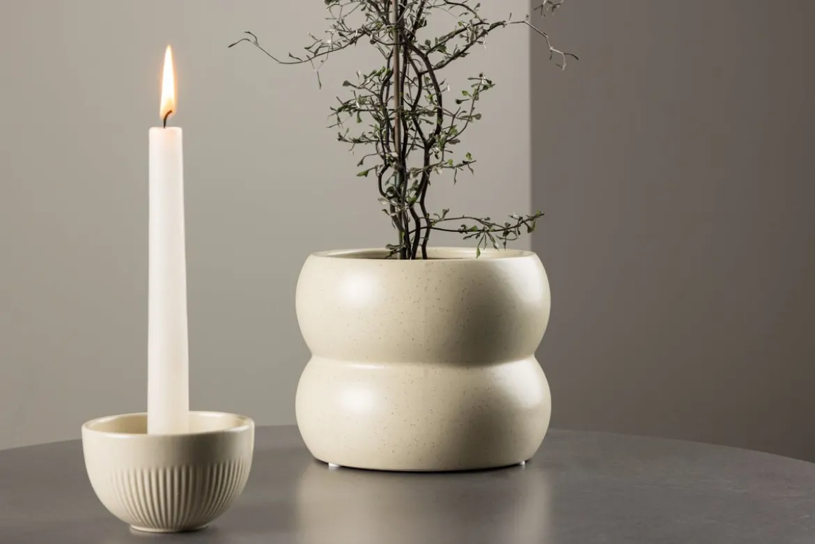 Blumentopf Orin - im dezenten Design aus Keramik