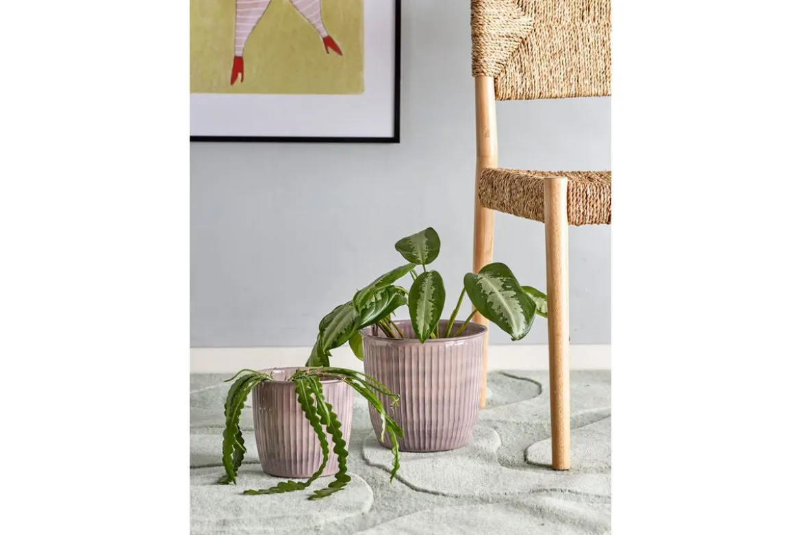 Blumentopf Set Rostirost – rosa Lackierung