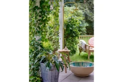 Blumentopf-Set Varese – Antik-Zink-Optik in Grau (2er-Set)