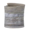Blumentopf Shepper – graues Steingut