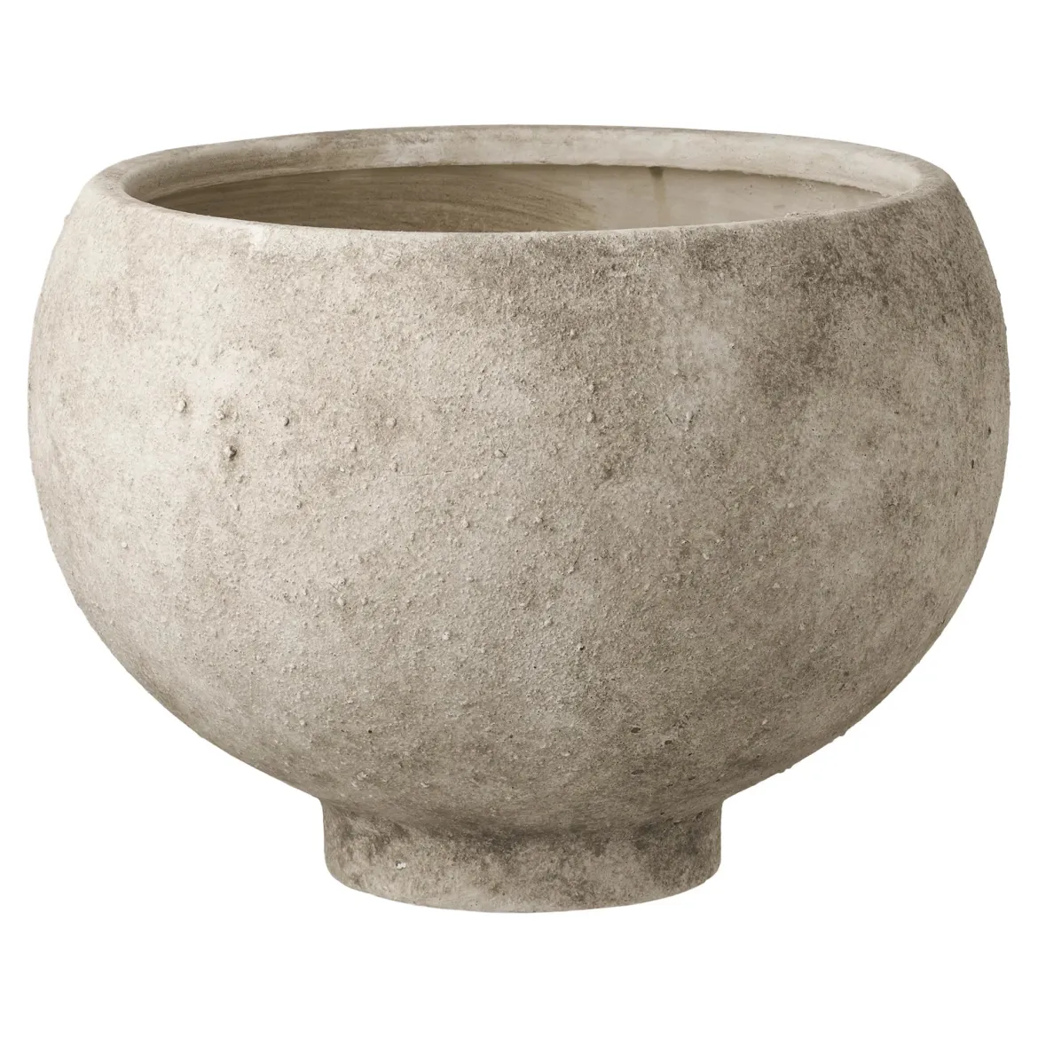 Blumentopf „Silvano“ – Graues Keramik-Design