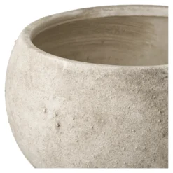 Blumentopf „Silvano“ – Graues Keramik-Design