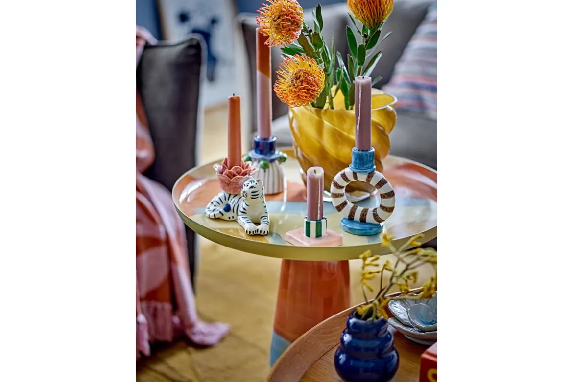 Blumentopf Solina – Mundgeblasenes Glas in warmem Gelb