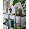 Blumentopf „Terraea“ – Braunes Steingut