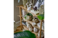Blumentopf „Terraea“ – Braunes Steingut