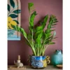 Blumentopf „Tigris“ – Buntes Steingut