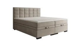 Boxspringbett Alessia mit Stauraum in Samt