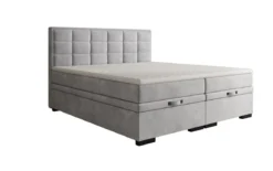 Boxspringbett Alessia mit Stauraum in Samt