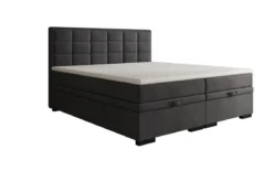 Boxspringbett Alessia mit Stauraum in Samt