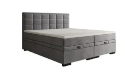 Boxspringbett Alessia mit Stauraum in Samt