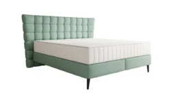 Boxspringbett Alvion in Echtleder