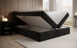 Boxspringbett Amalia Samt mit Stauraum